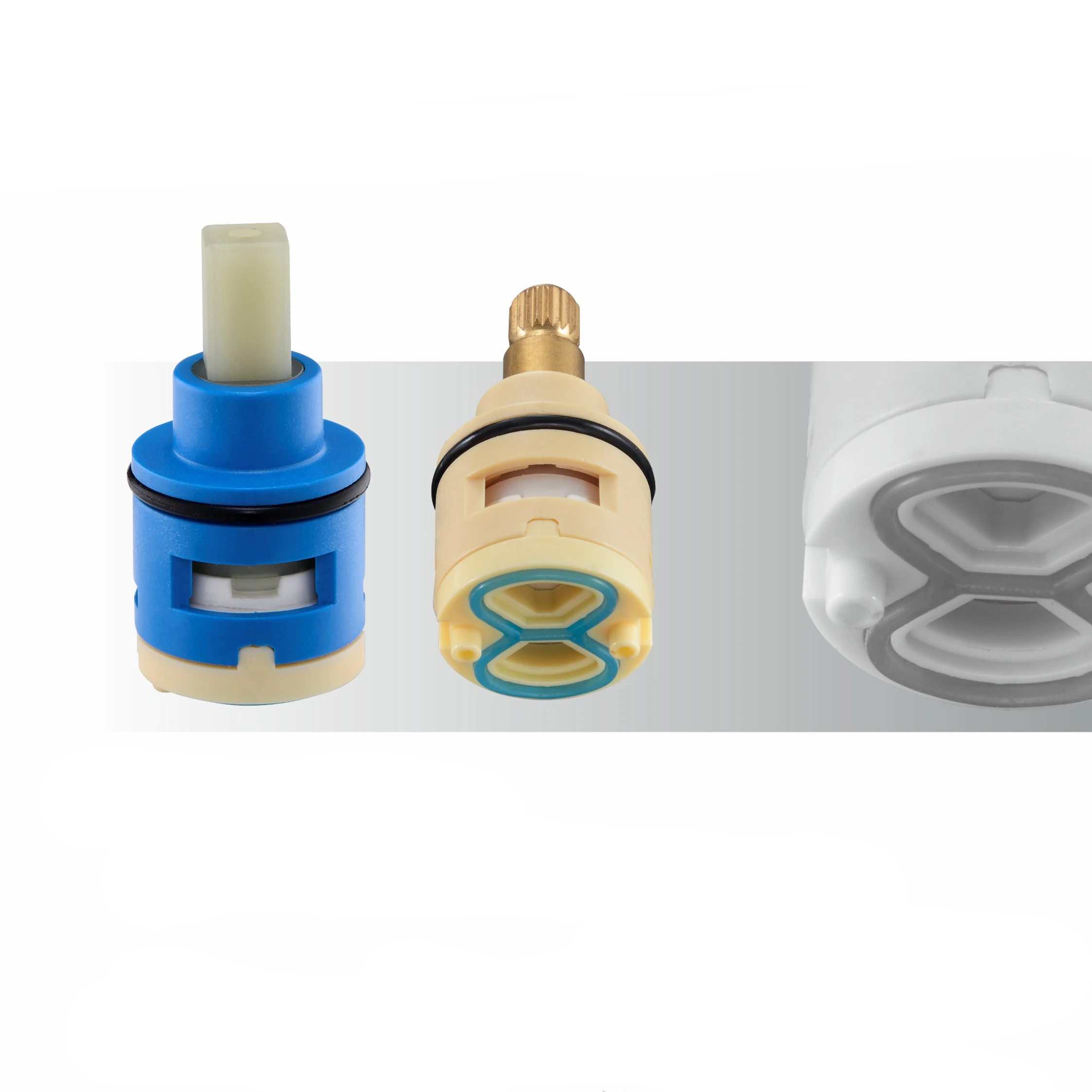 Hot Selling J2503 Faucet cartridges Ceramic spool,25mm 3-Way Diverter(Closing In Middle Position) for Kitchen/Basins etc Faucet,