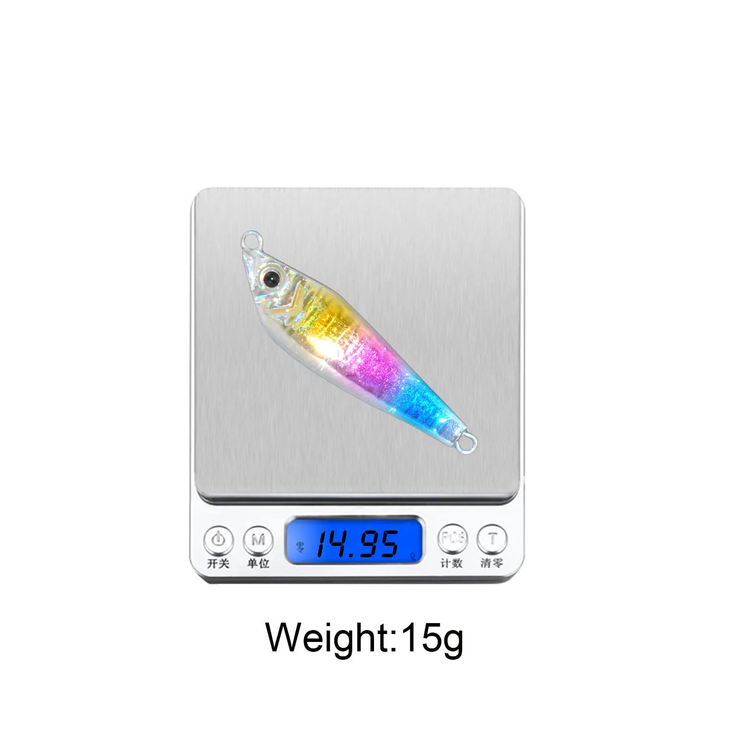 Hawklure metal jig lure lead bait 15g 5.5cm artificial bait lead fish fishing manufacturers