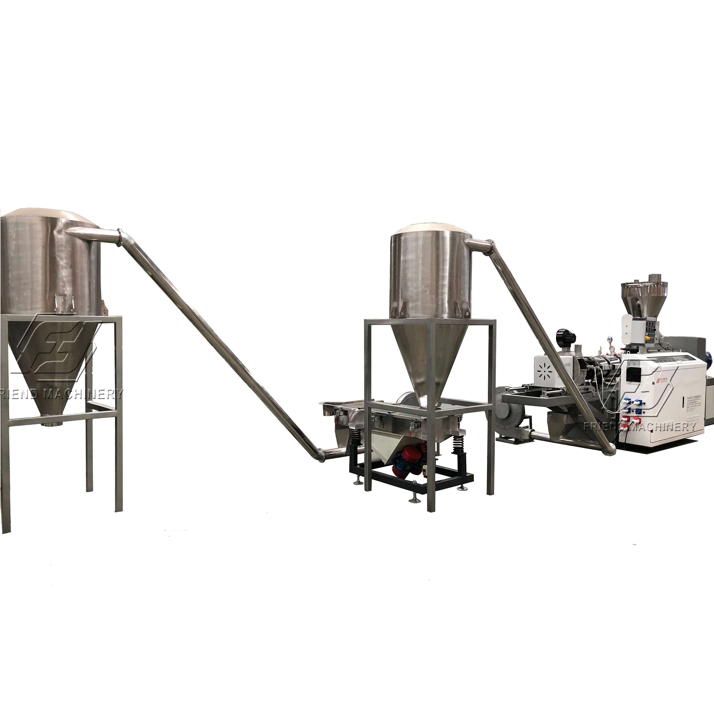 Машина для производства пластиковых ПВХ гранул/гранул Экструзионная линия гранул 200 кг/ч оборудование поливинилхлорида