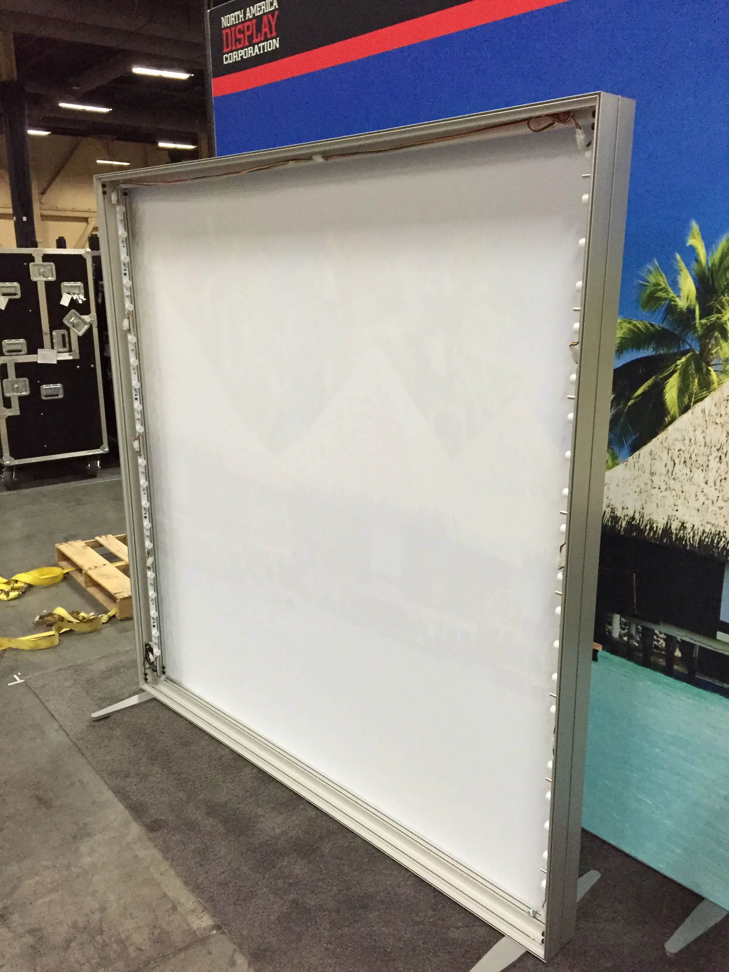 easy changing films snap frame aluminum led light box for advertising