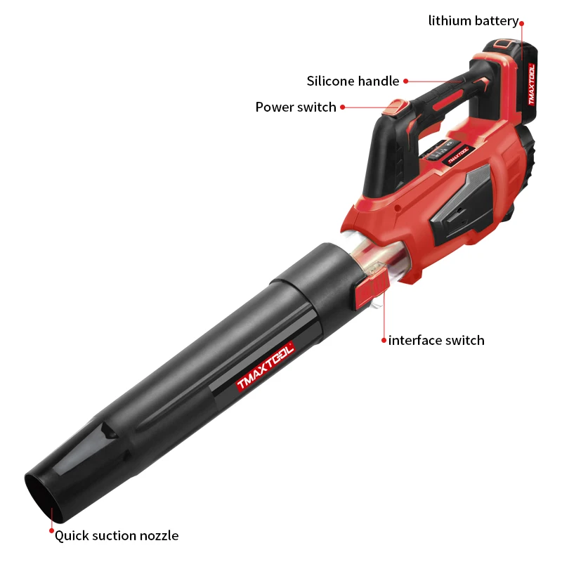 Portable Carry Durable Long Life Lithium Electric Battery-Powered Garden High Pressure Blowing Autumn Leaf Air Blower