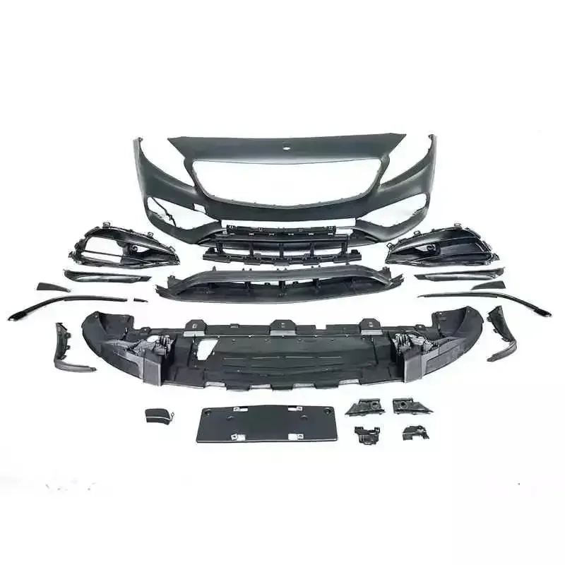 Pp Material Auto body kits Car Front Bumpers Rear Bumper For Mercede Bens W176 2012-2018