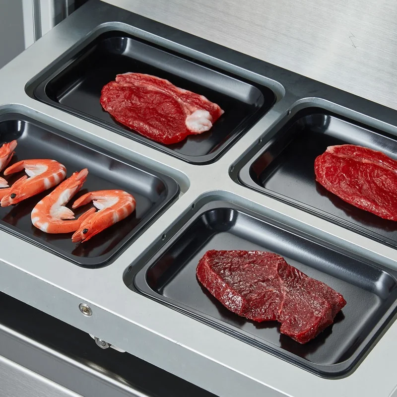 vacuum nitrogen gas flushing sealing machine, external gas flushing vertical nitrogen vacuum sealer