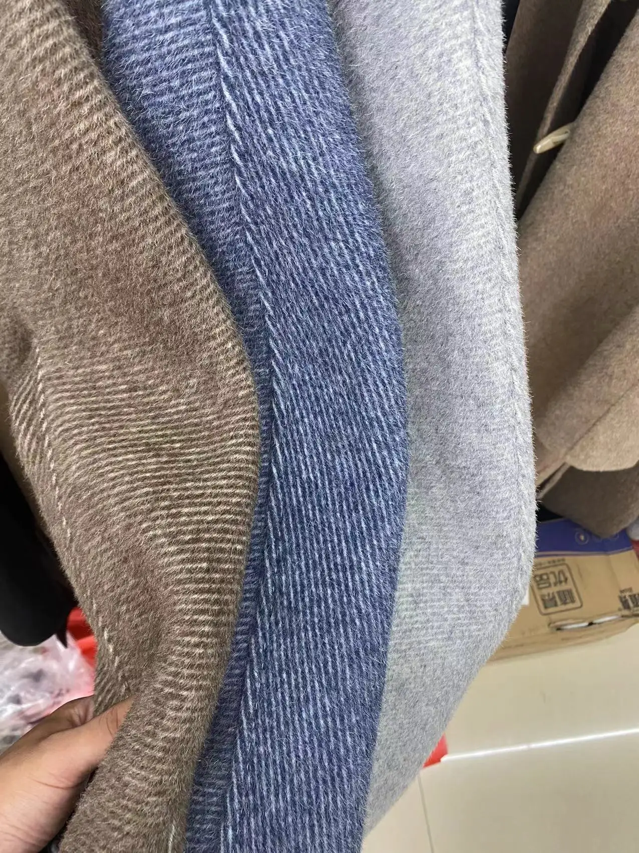 Hotsale popular wool cashmere women coats autumn winter warm long coat Custom oversized wool coats for women