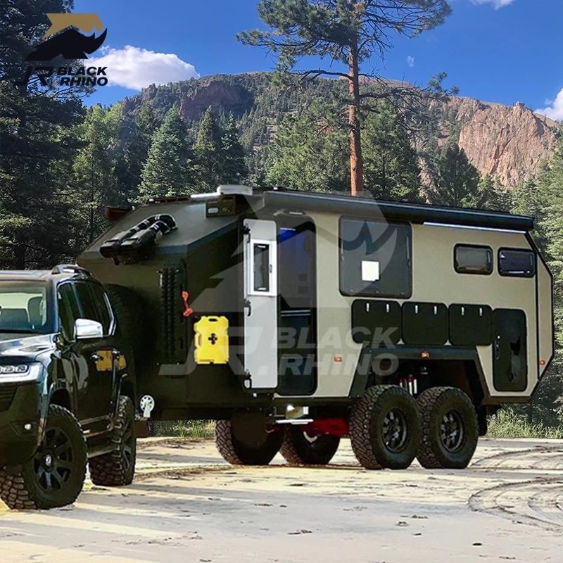 Lightweight overland Travel Trailer pick up camper rv camper caravans and motorhomes luxury