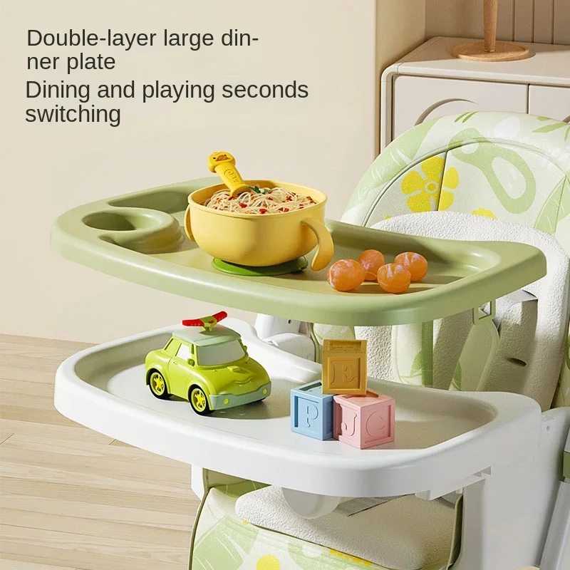 Multifunction Restaurantl Foldable High Chair Baby Dining Chair Booster Seat Foldable Baby Feeding Chair