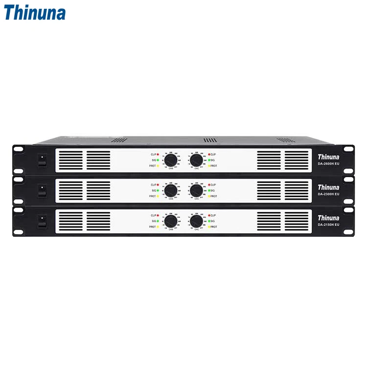 Thinuna DA-2600H ЕС двухканальный громкий звуковой стандарт 2*600 Вт усилитель мощности церковный цифровой Профессиональный