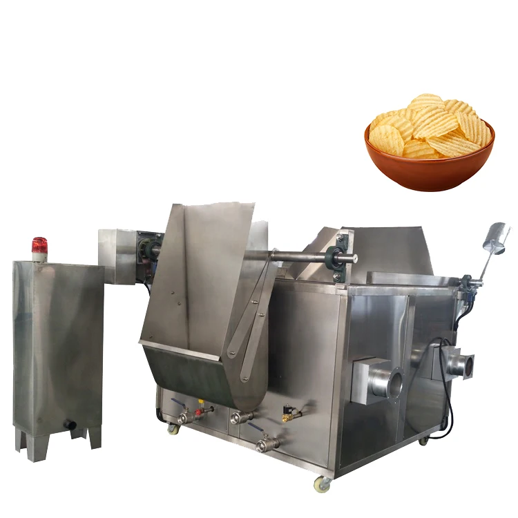 Industrial Automatic Potato Chips Peanut Batch Fryer Machine Frying Machine