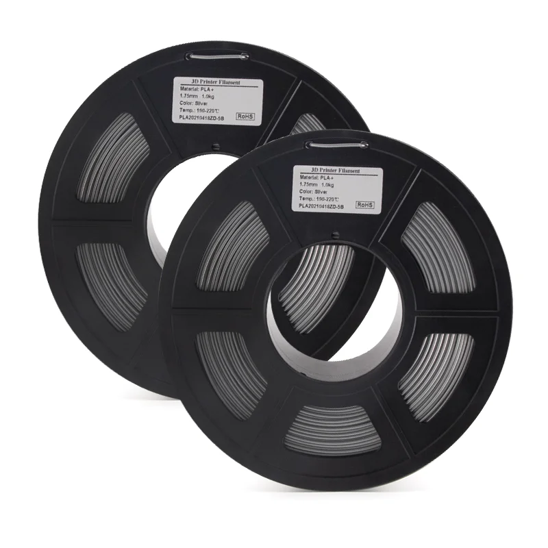 Имеет большую прочность и выдерживает высокое качество isanmate pla + серебряные нити 1,75 мм 1 кг нити pla + 3d волоконного принтера