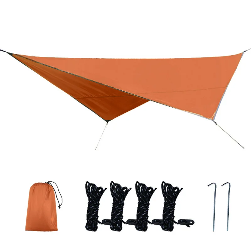 Rain Tarp Tent Shelter Portable Picnic Shadow Large Tarp Shelter Tents Camping Fly Sheet