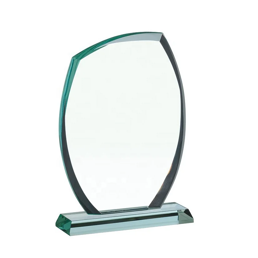 Cheap Wholesale Optical K9 Crystal Trophy for UV Printing Laser Engraving Glass Award Plaque