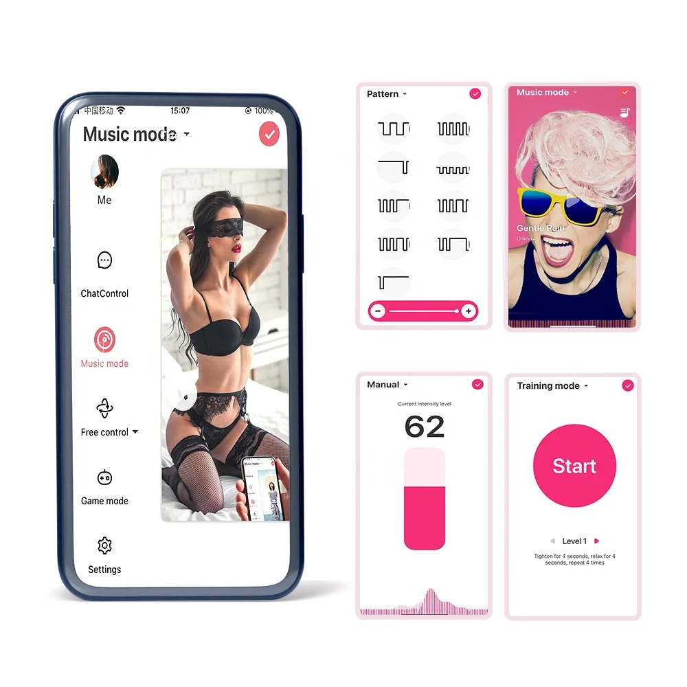 rechargeable phone APP control Waterproof Remote Control Vibrator Wireless Sex Toys woman vagina toys