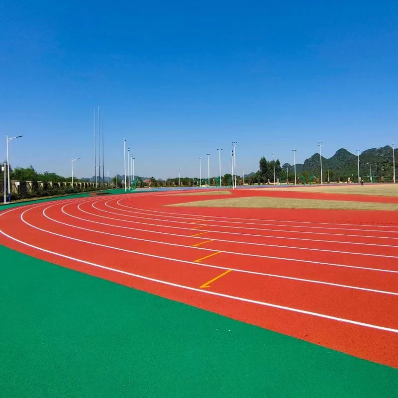 Wet pour EPDM SBR rubber granules surfacing epdm floor/tartan basketball rubber flooring for filling artificial grass