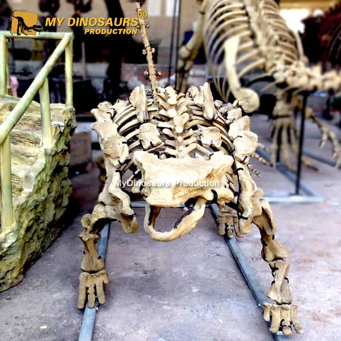 Каркас динозавра из стекловолокна скелет