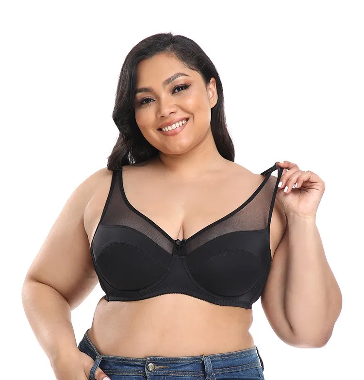 Высокое качество удобное нижнее белье Женская 2023 дышащая грудь пуш-ап плюс размер бюстгальтер большая чашка