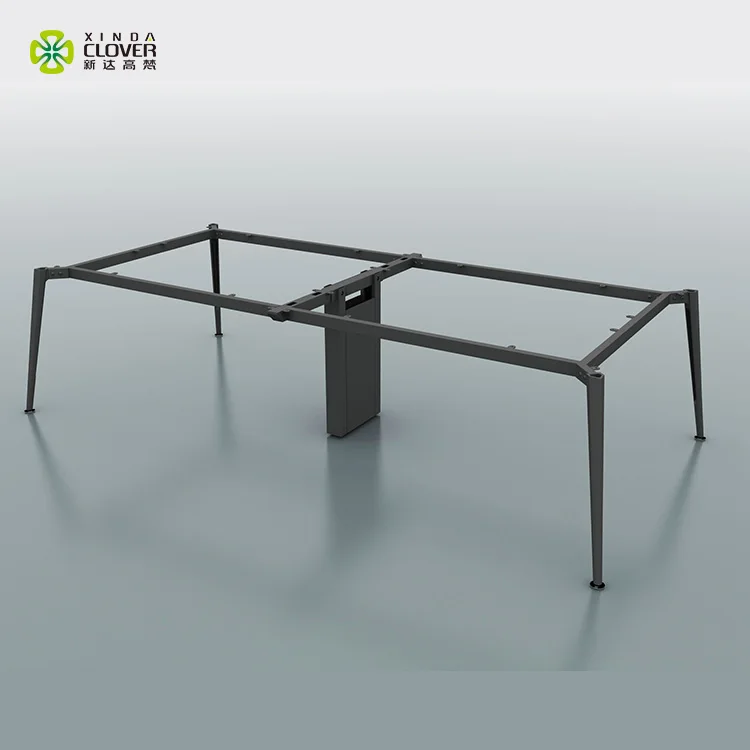 Xinda Clover Office Table Frames Metal Desk Frame Extendable Office Desk Leg