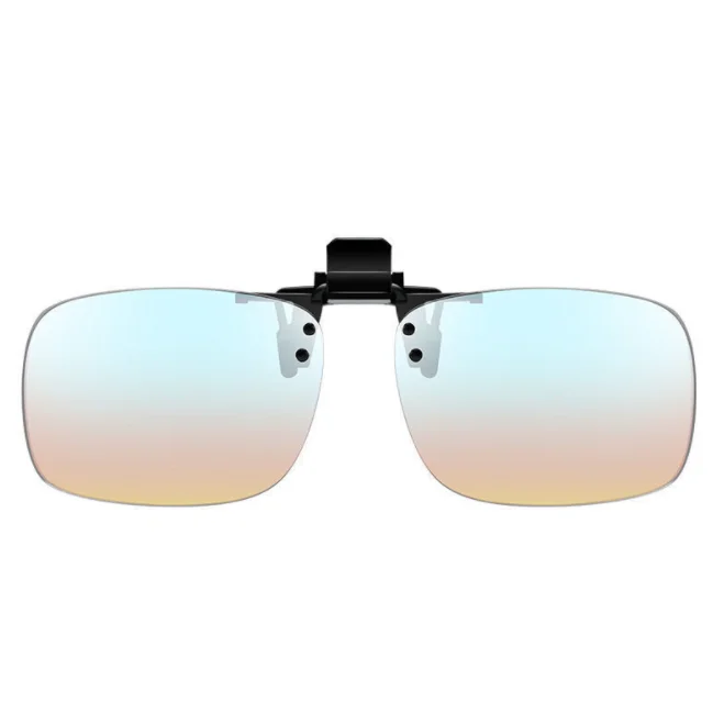 Color Blindness Glasses Frame Red-Green Clip-on Color Weakness Correction Glasses Transparent and Colorless