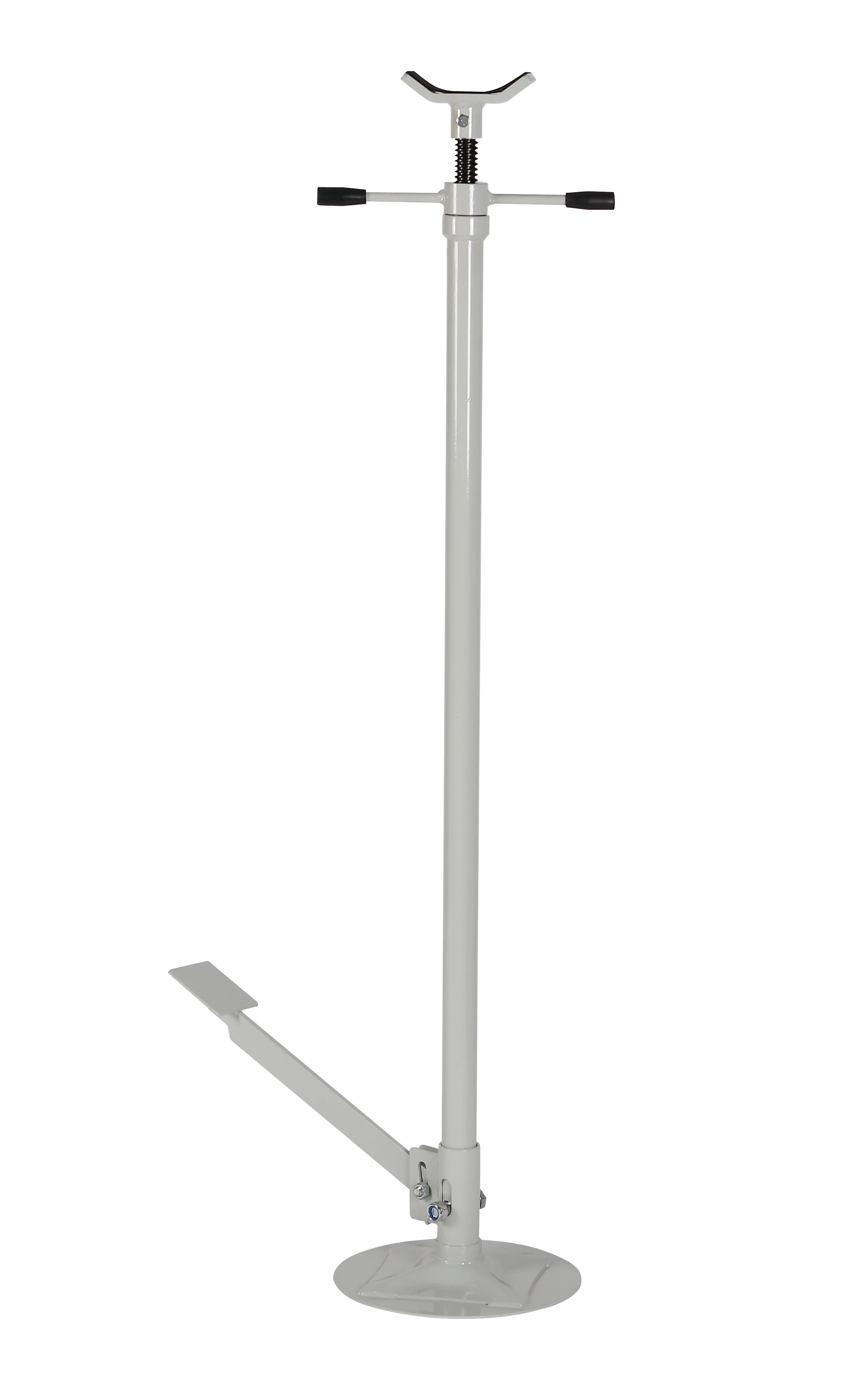 1500 lbs Manual Vehicle Screw Jack Stand Car Axle Support under Hoist with Foot Pedal