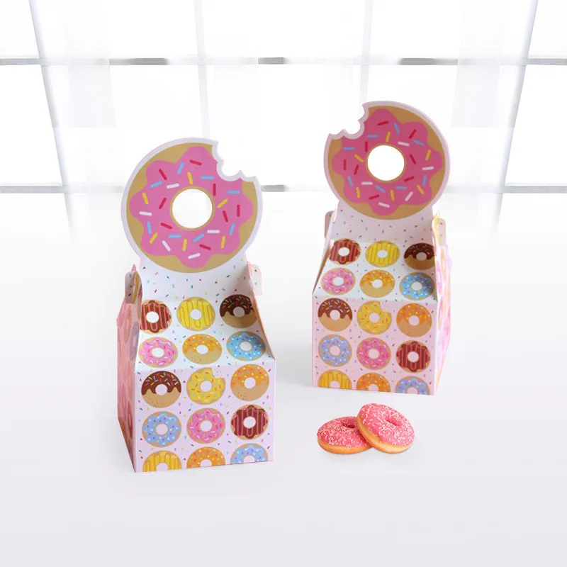 
Custom Wholesale Paper Boxes For Bakery Products Food Gift Boxes Kraft Paper Donut 