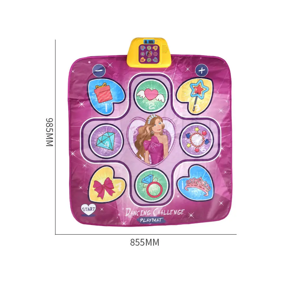 Kids Dance Game Mat with Bluetooth Electric Interactive Music Toy Baby Folding Keyboard Piano Mat Indoor Sport for Kids