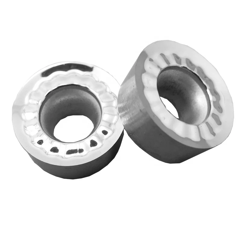 Tungsten carbide inserts Milling insert for aluminum copper material cutting RCGT0702RCGT0802RCGT1003RCGT10T3RCGT1204