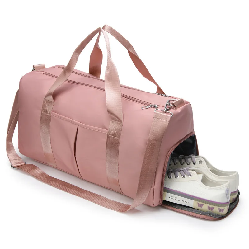 Wholesale Travel Bag Gym Waterproof Nylon Sports Weekend Travel Shoulder With Shoe Cabinets