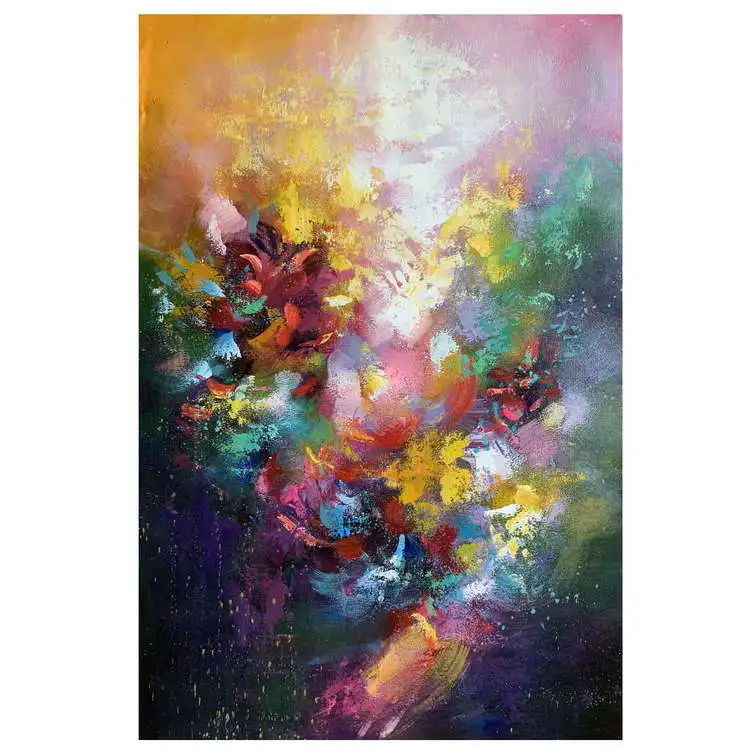 Handmade Modern Home Decor Textured Canvas Wall Art  Abstract oil  paintings