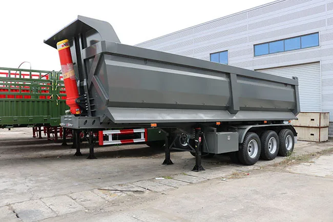 3 оси 40 Cbm доставка сена аренда торцевые и нижние самосвалы