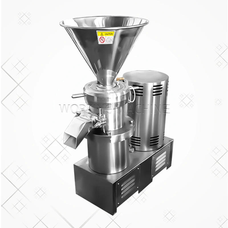 Industrial Small Grinding Colloid Mill Almond Nuts Paste Peanut Butter Making Machine