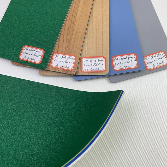 Good price table tennis court floor covering PVC Sports flooring for selling