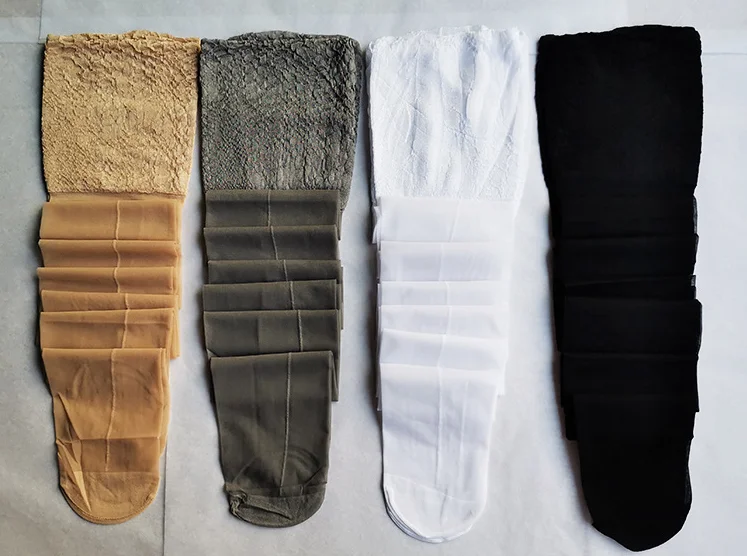 5D multi-color nylon sexy stockings, transparent stockings for women 15