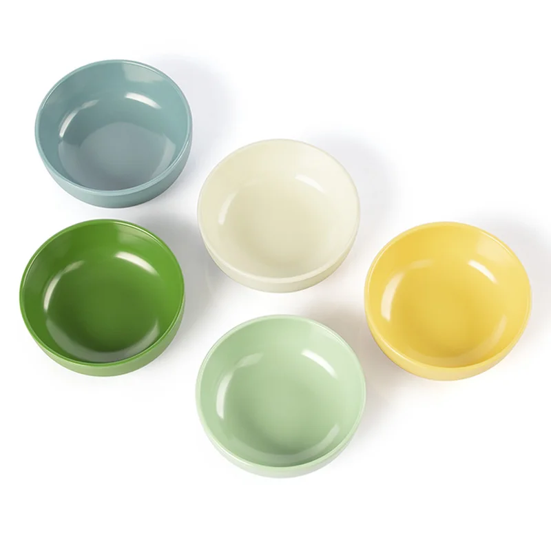 Custom Non-Slip Unbreakable Melamine Ice Cream Bowl Set Of 6 Assorted Colours Perfect For Mixing Serving Or Storing