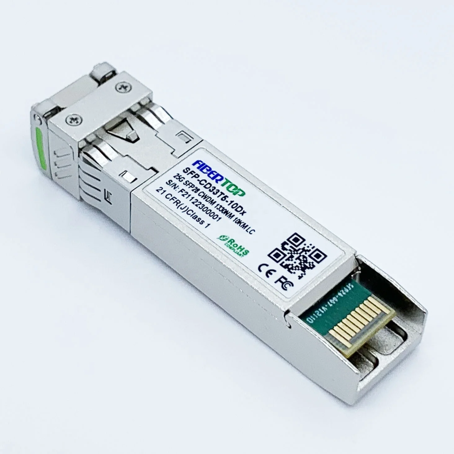 FIBERTOP for Brocade XBR SFP25G1330 10   Compatible 25G CWDM SFP28 1330nm 10km fiber optic Transceiver module