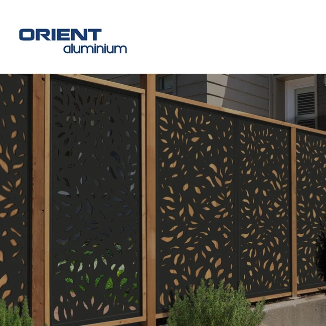 Easy Installation 1.8m * 1.8m Co-Extrusion Home Garden Fence Boards Wpc Laser Cut Panels