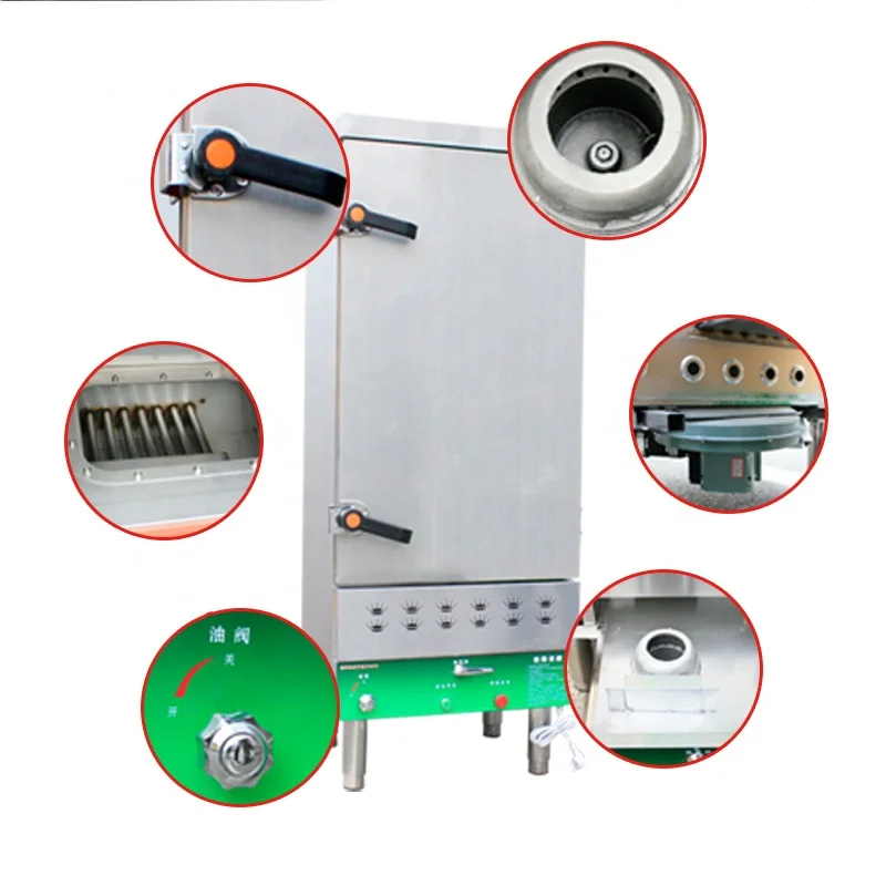 6/8/10/12/24 tray rice noodle maker steamer tray green oil stainless steel steam rice steaming cart