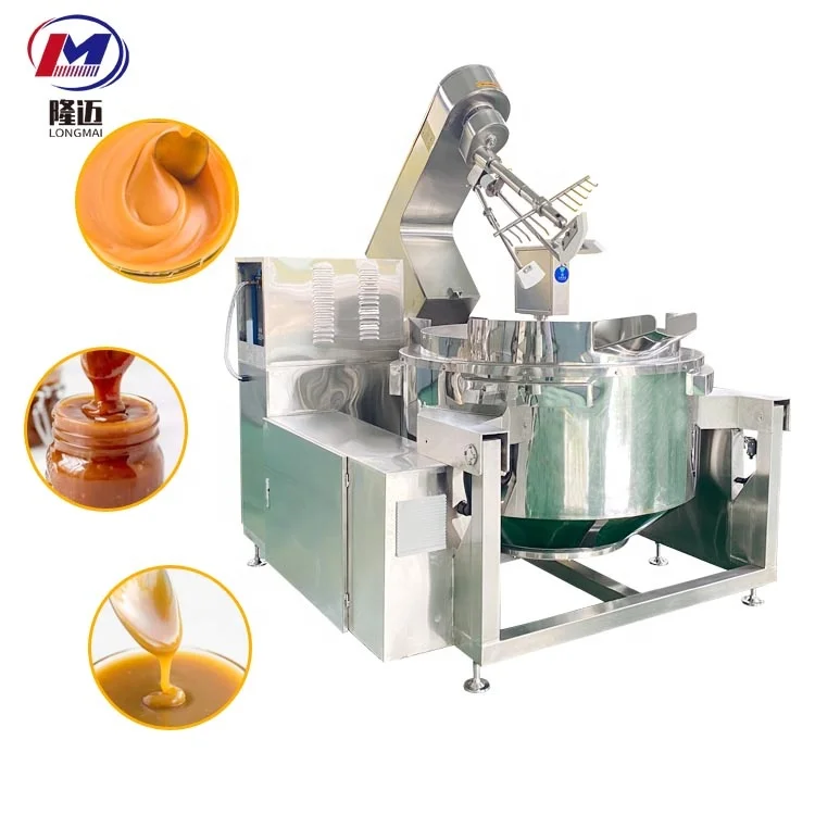 Industrial Stainless Steel Self Stirring Mixing Cooking Heating Juicer Sandwich Seafood Pot Production Line