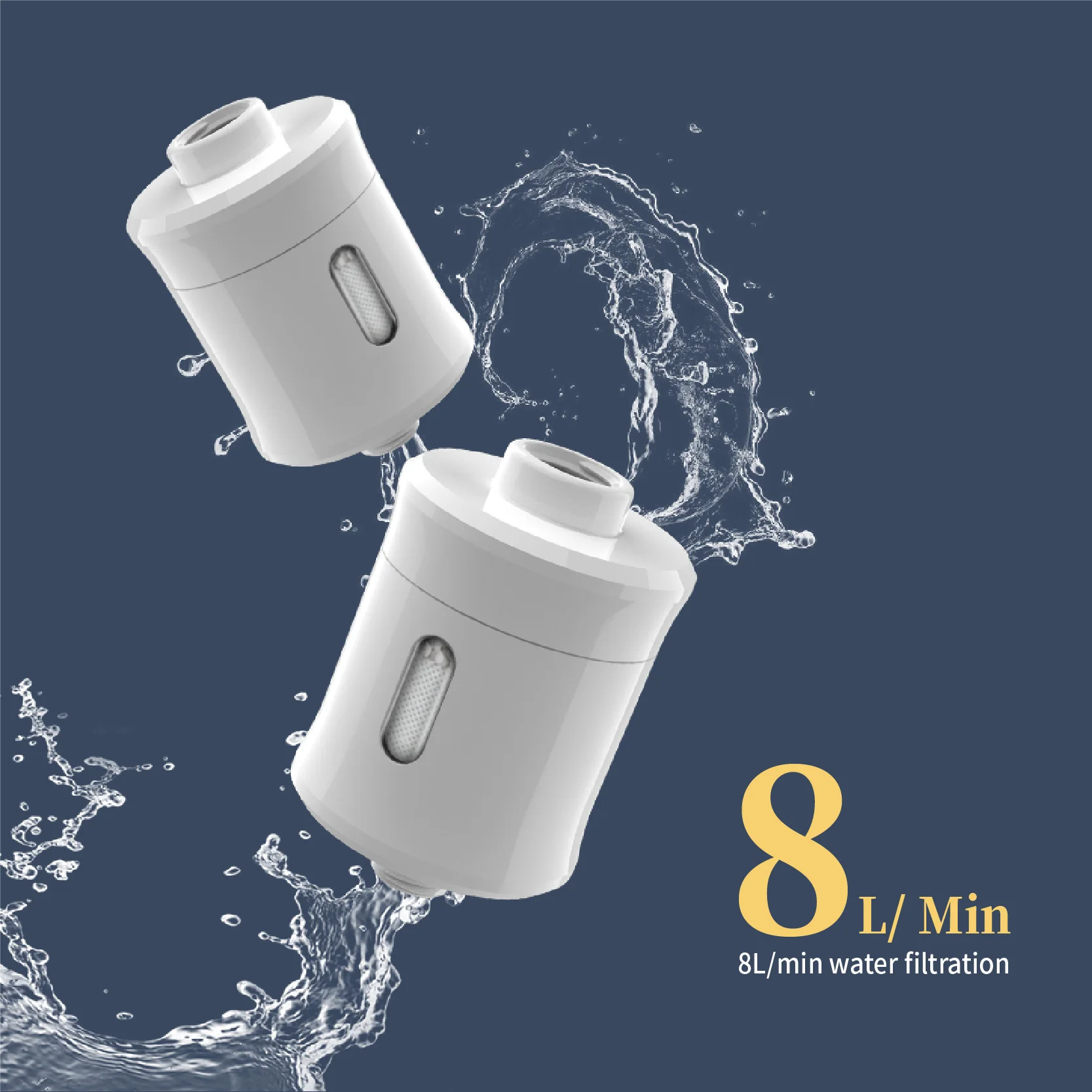 high end filtro ducha shower head filter portable vitamin c  filter shower head for hard water