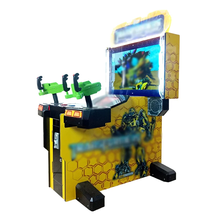 32 inch screen autobots simulator gun shooting video game machine