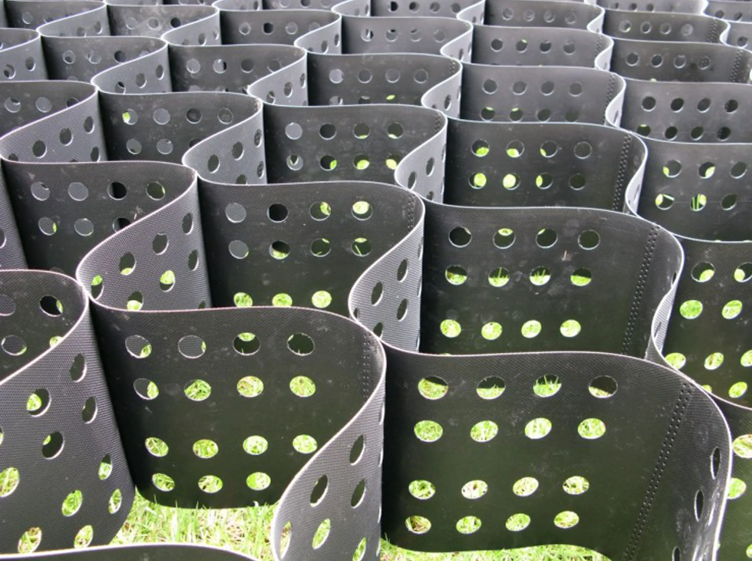 50mm-300mm HDPE Geocell mud control grid Erosion Control Virgin HDPE smooth geocell manufacturer private driveway geocell price