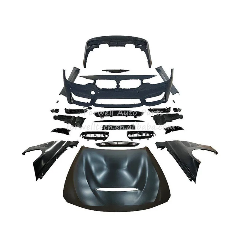 
car bumpers Front Bumper Kit PP Material for BMW 3S F30 F35 