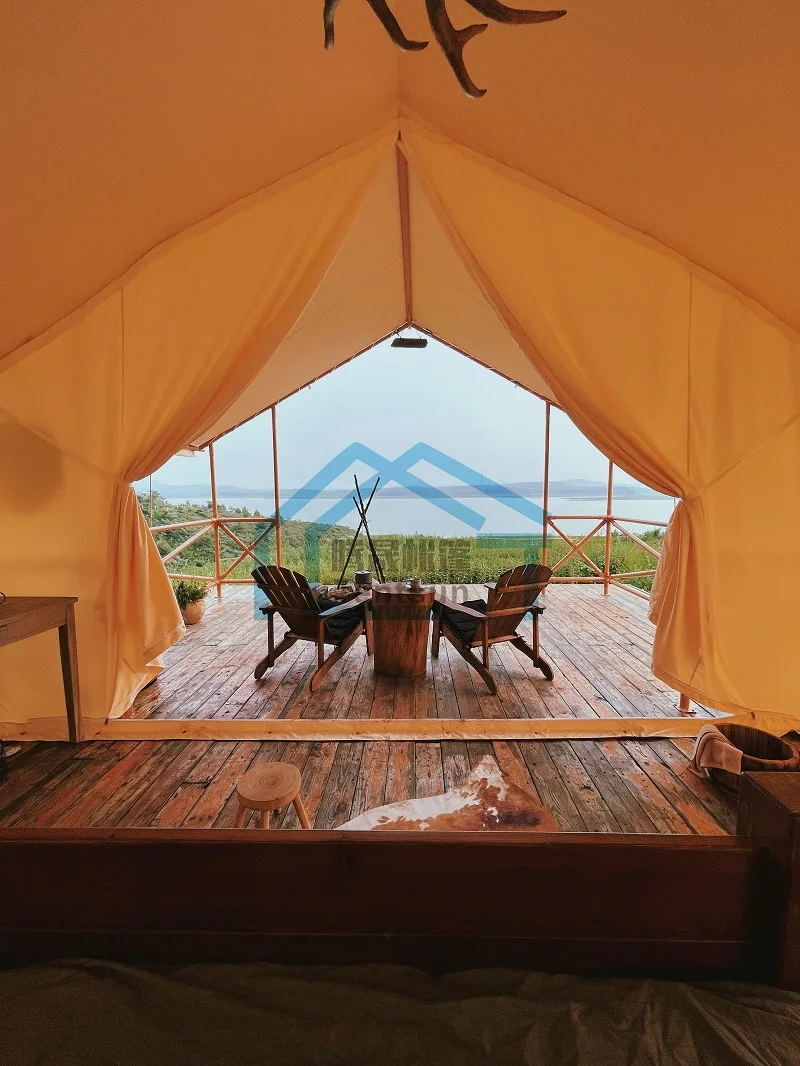 China manufacturer luxury glamping hotel room resort tent