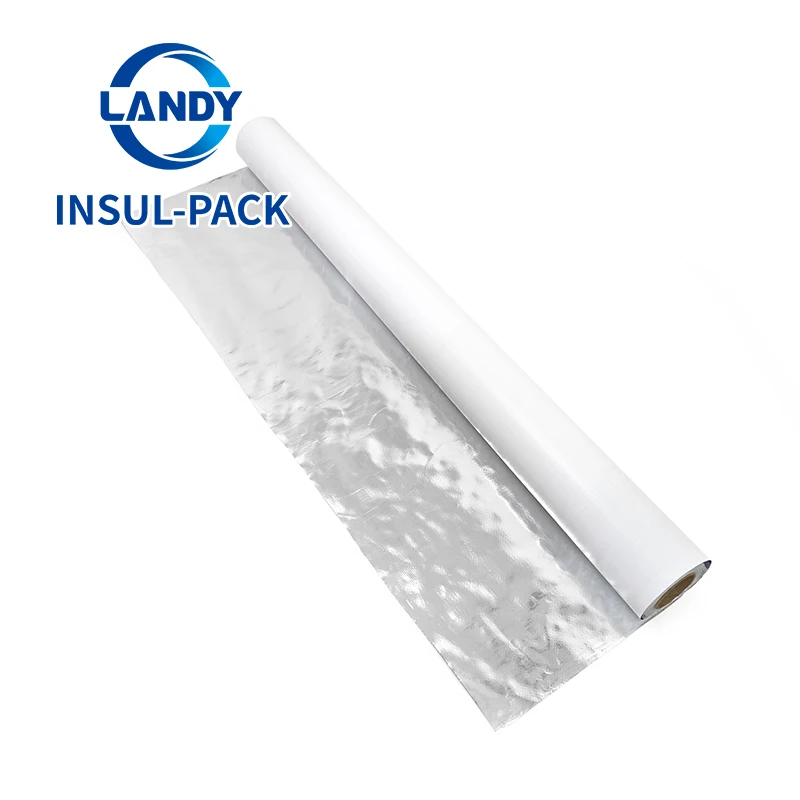 Embossed Film Aluminum Foil PVC Film Roll For Insulated Packaging Bags