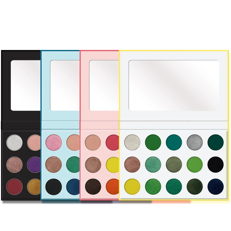 low MOQ makeup custom eyeshadow vendor high quality palette eyeshadow