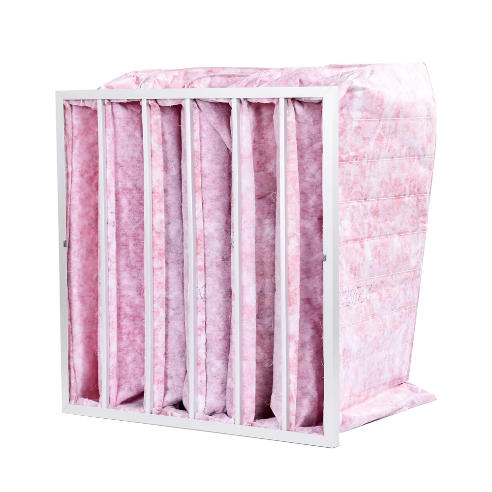 Оборудование для очистки воздуха из нетканого полипропилена/стекловолокна/полиэстера F7 M5 карманный фильтр