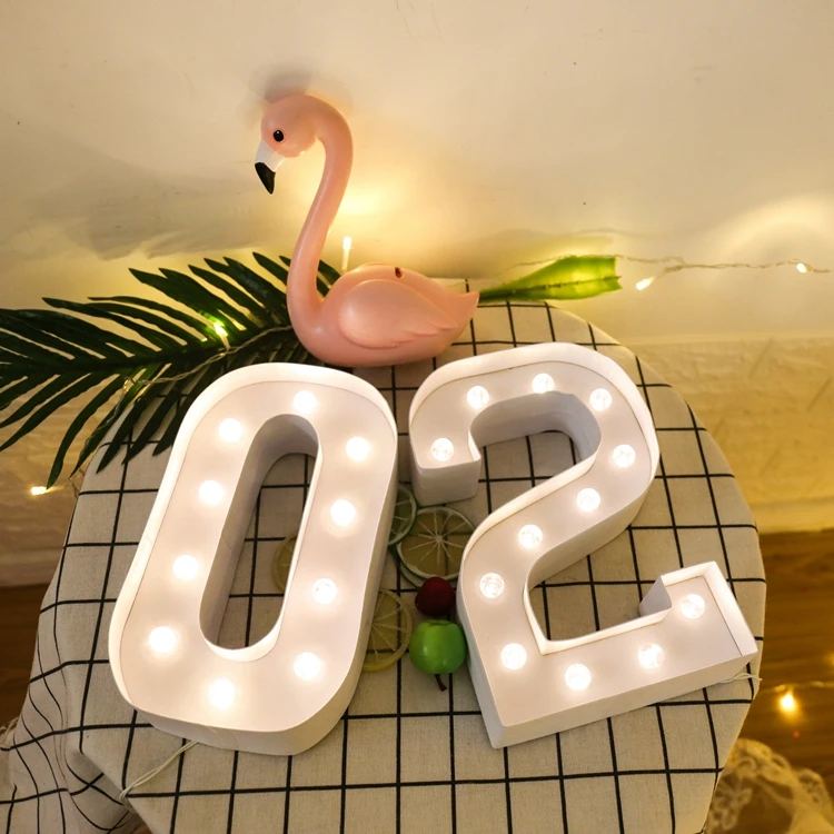 Питание от батарейки 3d фестиваль светодиодный ночник с цифрами