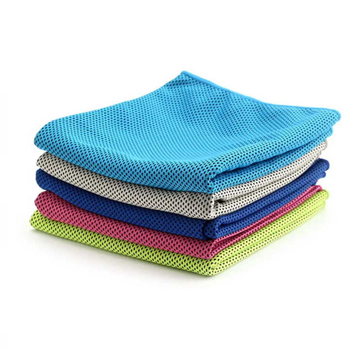 Hot sale summer super absorbent sports travel custom logo printed ice cold instant cooling towel