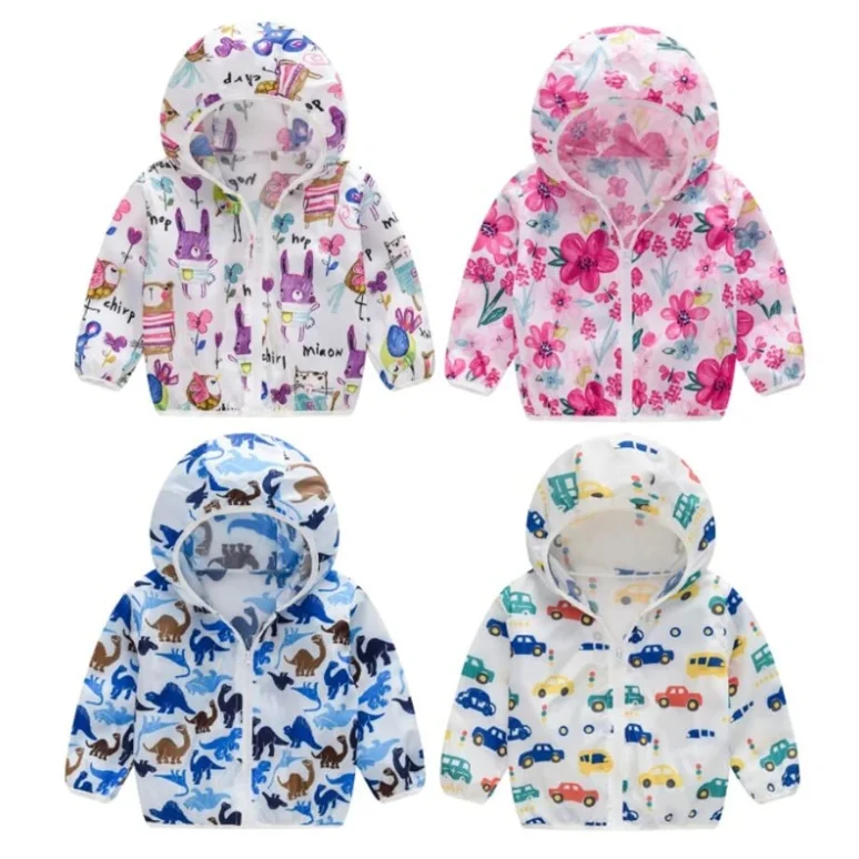 Детская одежда для девочек, куртка для пешего туризма, детская одежда для активного отдыха на открытом воздухе с узором в виде сердца; Из водонепроницаемого материала; Одежда с капюшоном для девочки