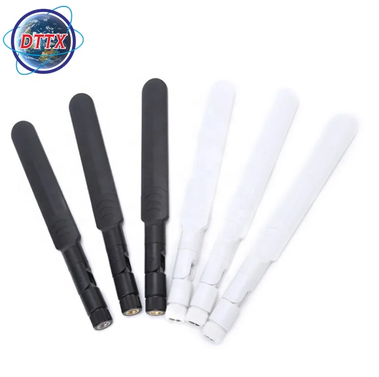 Indoor Flat Rubber 700-2700MHz High Gain 4G Antenna GSM/3G/WIFI/4G LTE Foldable Rubber SMA Antenna
