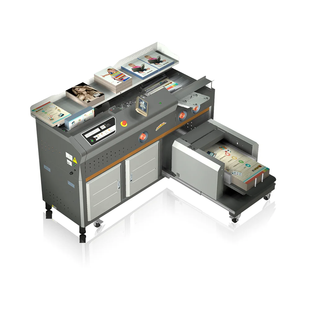 Double 100 S10000 Industrial Heavy Duty Commercial Thermal Hot Glue A3 A4 Paper Sheet Binding Machine For Binding Books