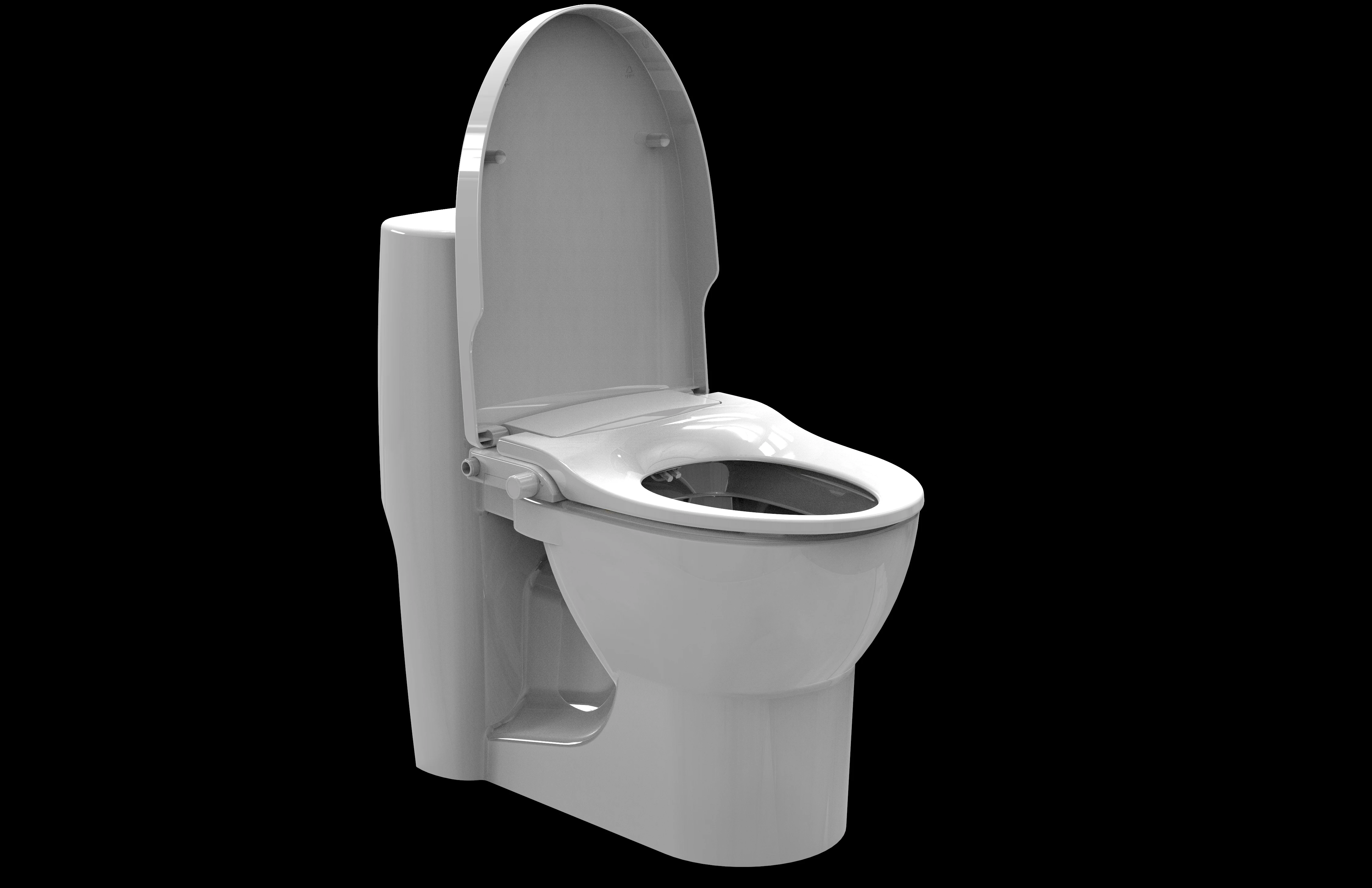 Mechanical and popular non electric wall mounted toilet seat bidet cover